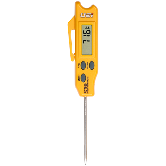 Pocket Dial Thermometer, 50°–550°F